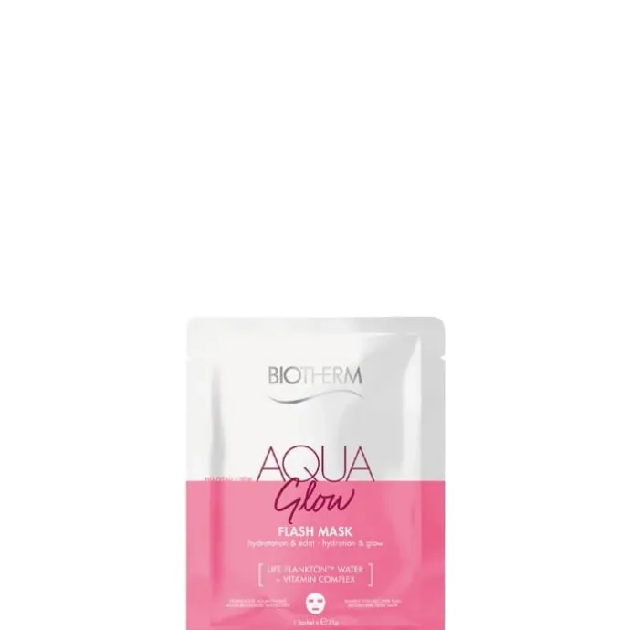 BiothermAqua Flash Mask Glow Masque Tissu - Hydratation Flash & Eclat Instantané