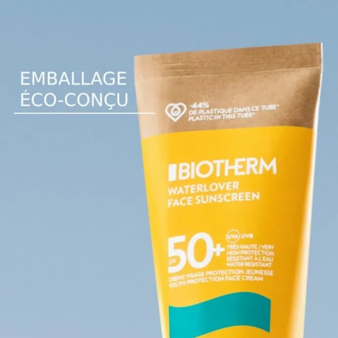 BiothermWaterlover Crème Solaire Visage Anti-âge SPF 50