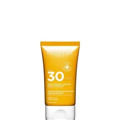 CLARINSCrème Solaire Jeunesse Haute Protection Visage SPF30                Anti-Rides, Anti-Tâches