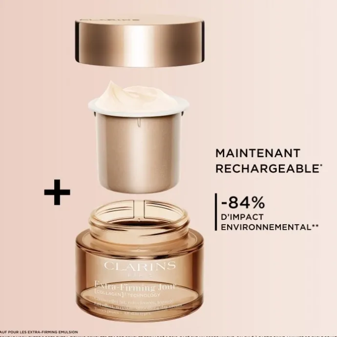 CLARINSExtra-Firming Nuit Crème Fermeté Anti-Âge Peaux Sèches - Recharge Pot