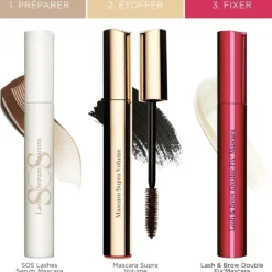CLARINSLash & Brow Double Fix’ Mascara                 Top Coat Waterproof Fixateur Longue Tenue