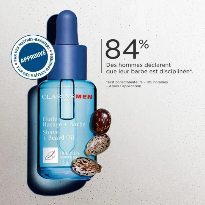 ClarinsMen Huile Rasage + Barbe