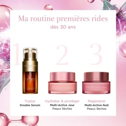 CLARINSMulti-Active Jour                Crème lissante, booster d’éclat – Peaux sèches