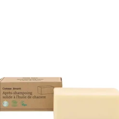 Comme AvantAprès-Shampoing Bio Naturel Solide                 A l'Huile de Chanvre