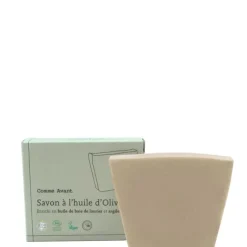 Comme AvantSavon Naturel                A L'Huile d'Olive Enrichi en Huile de Baie de Laurier et Argile Verte