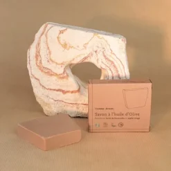 Comme AvantSavon Naturel                 à L'Huile d'Olive - Enrichi  en Huile de Bourrache & Argile Rouge
