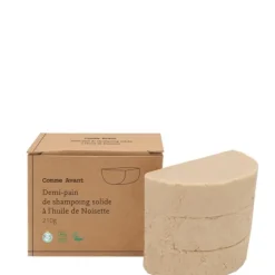 Comme AvantShampoing Naturel Solide                A L'Huile de Noisette
