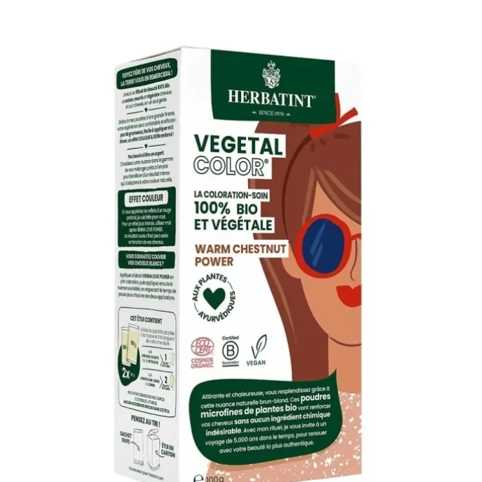 HerbatintVegetal Color Coloration-Soin 100% Bio et Végétale