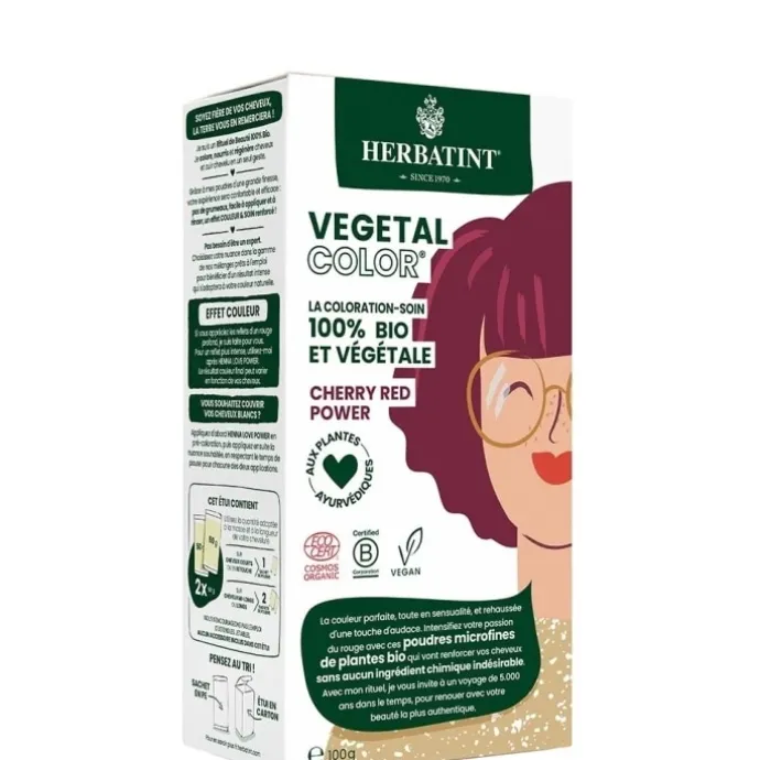 HerbatintVegetal Color Coloration-Soin 100% Bio et Végétale