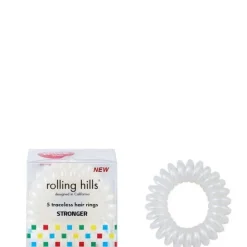 INCENZAÉlastiques Résistants pour Cheveux - Blanc                Effet Magique sans Traces