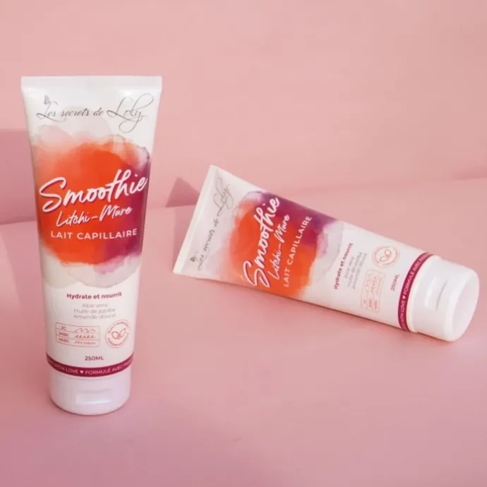 Les Secrets de LolySmoothie Litchi-Mûre Lait Capillaire Nourrissant