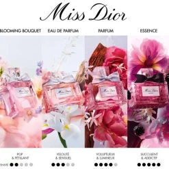 Miss Dior                Parfum Notes Fleuries Fruitées et Boisées Intenses