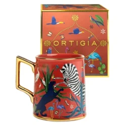 Ortigia SiciliaJungle Corallo                Mug en Céramique