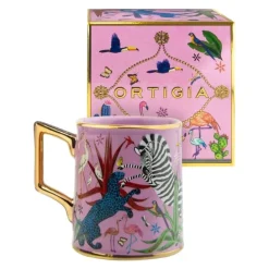 Ortigia SiciliaJungle Pink                Mug en Céramique