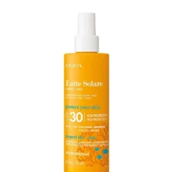 PupaLait Solaire Multifonction SPF 30 Visage & Corps                Haute Protection UVA - UVB - Infrarouges