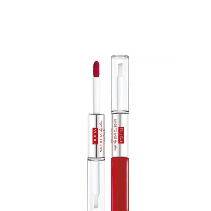 PupaMade To Last Lip Duo Rouge à lèvres liquide avec top coat. Waterproof. Longue tenue