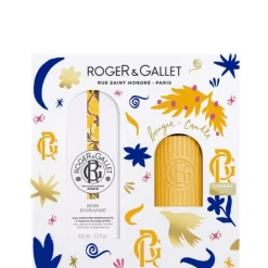 Roger&GalletBois d'Orange                Coffret Eau Parfumée Bienfaisante - Bougie Parfumée