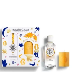 Roger&GalletBois d'Orange                Coffret Eau Parfumée Bienfaisante - Bougie Parfumée