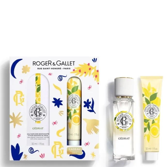Roger&GalletCédrat Coffret Eau Parfumée Bienfaisante - Crème Mains