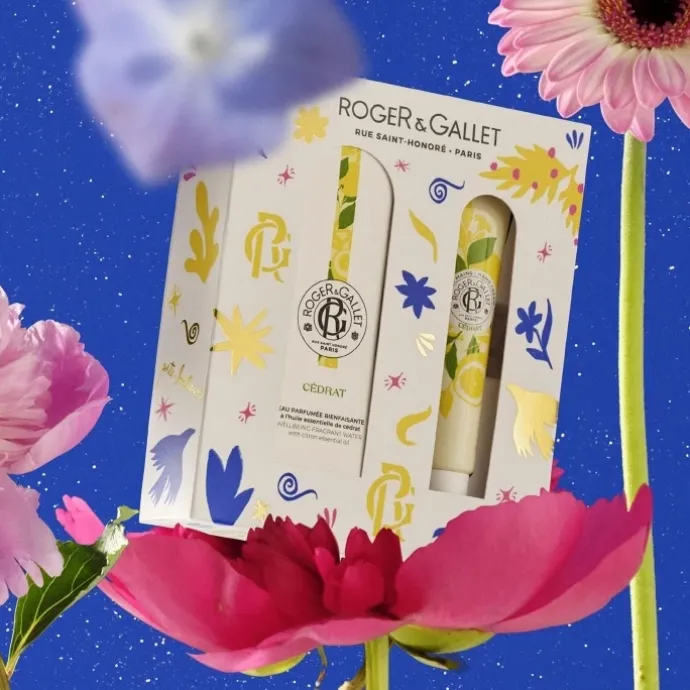 Roger&GalletCédrat Coffret Eau Parfumée Bienfaisante - Crème Mains