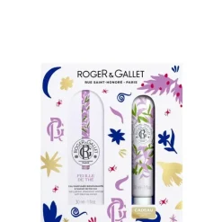 Roger&GalletFeuille de Thé                Coffret Eau Parfumée Bienfaisante - Crème Mains