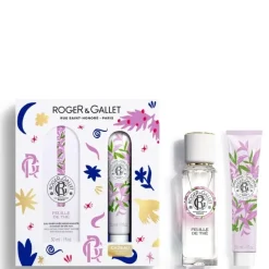 Roger&GalletFeuille de Thé                Coffret Eau Parfumée Bienfaisante - Crème Mains