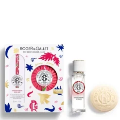Roger&GalletGingembre Rouge                Coffret Eau Parfumée Bienfaisante - Savon Parfumé