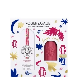 Roger&GalletGingembre Rouge                Coffret Eau Parfumée Bienfaisante - Bougie Parfumée