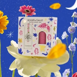 Roger&GalletRose                Coffret Eau Parfumée Bienfaisante - Bougie Parfumée