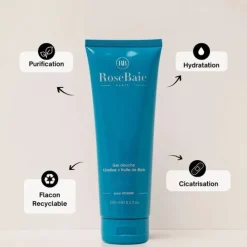 RoseBaie ParisKératine x Huile de Ricin                Gel Douche pour Homme