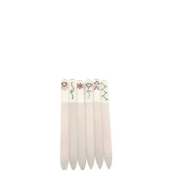 SamsarLime en verre Blanche avec Strass                14,5 cm