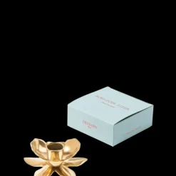 TrudonBougeoir Fleur                Chandelier en Métal Doré