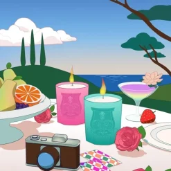 TrudonSummer Haze                Bougie Parfumée - Gâteau à la rose